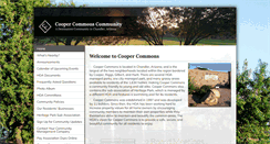 Desktop Screenshot of coopercommonshoa.org