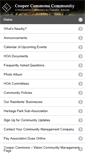 Mobile Screenshot of coopercommonshoa.org
